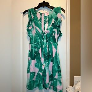 Palm leaf buddy love romper